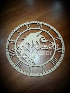 Dog Clock Laser Cut File