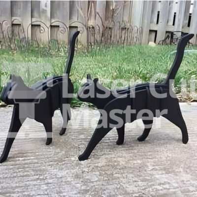 Cat Yard Laser Cut File