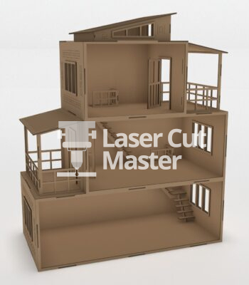 Dollhouse Laser Cut File