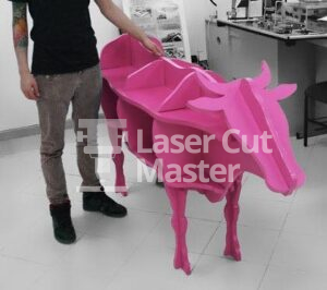 Cow furniture Laser Cut File
