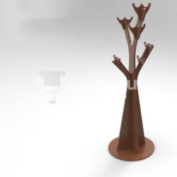 Coat rack in the form of a tree trunk Laser Cut File