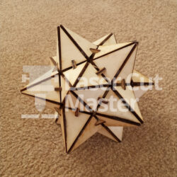3D puzzle Laser Cut File