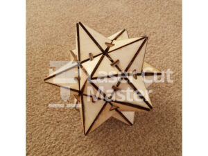 3D puzzle Laser Cut File