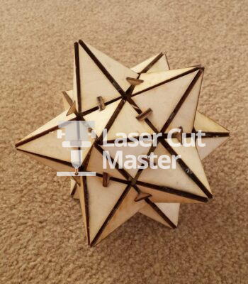 3D puzzle Laser Cut File