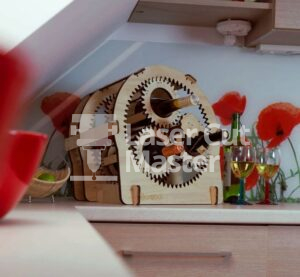 Box with gears Laser Cut File