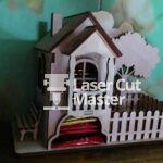 House-shaped organizer Laser Cut File