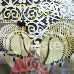 Cardboard in the shape of a porcupine Laser Cut File