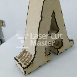 3D Numbers Laser Cut File