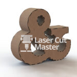 3D letter & Laser Cut File