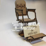 Barbershop chair Laser Cut File