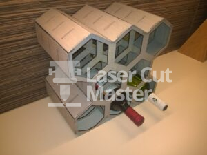 Wine rack Laser Cut File