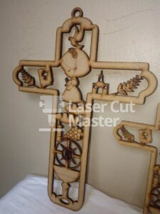 First communion cross Laser Cut File