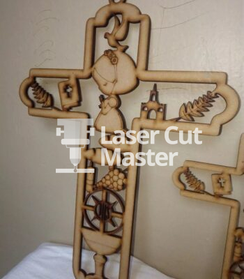 First communion cross Laser Cut File