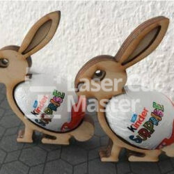 Rabbit Egg Laser Cut File