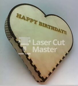Heart Box Laser Cut File