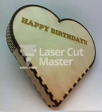 Heart Box Laser Cut File