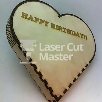 Heart Box Laser Cut File