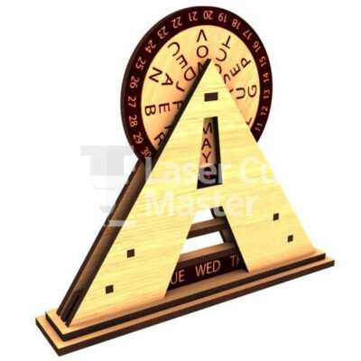 Pyramid Calendar Laser Cut File