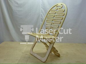 Folding Chair Laser Cut File