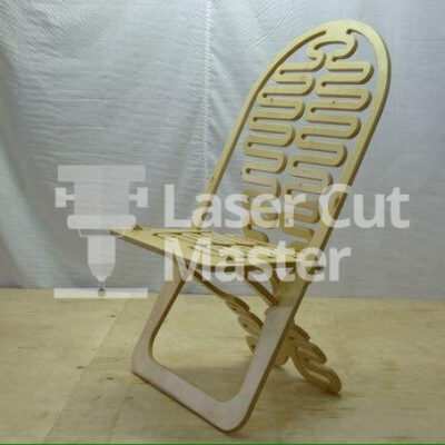 Folding Chair Laser Cut File