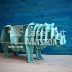 Hippopotamus Laser Cut File