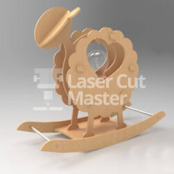 Rocking Sheep Laser Cut File