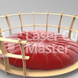 Pet Bed Laser Cut File