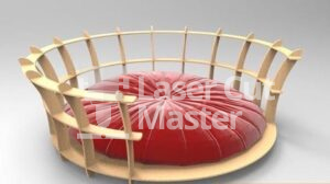 Pet Bed Laser Cut File