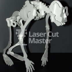 Monkey Skeleton Laser Cut File