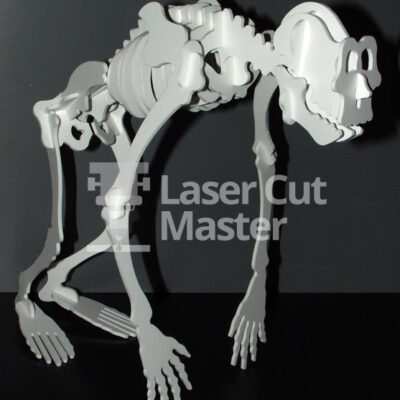 Monkey Skeleton Laser Cut File