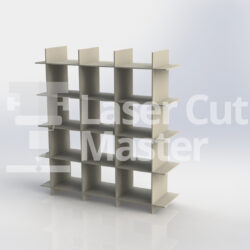 Furniture in the Form of a Grid Laser Cut File