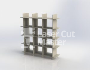 Furniture in the Form of a Grid Laser Cut File