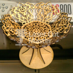 Tree-shaped Vessel Laser Cut File