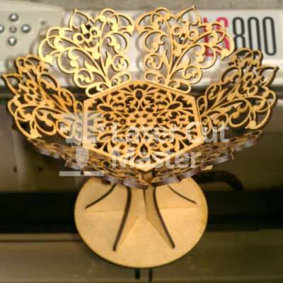Tree-shaped Vessel Laser Cut File