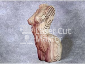 Woman's torso Laser Cut File