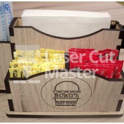Napkin organizer Laser Cut File