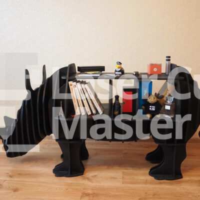 Rhinoceros Table Laser Cut File