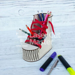 Pencil Shoe Laser Cut File