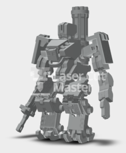 Robot Overwatch Laser Cut File