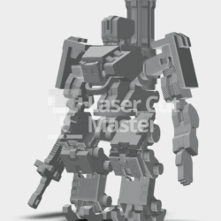Robot Overwatch Laser Cut File