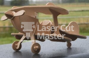 Biplane Laser Cut File