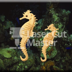 Sea Horse Laser Cut File