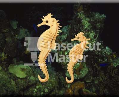 Sea Horse Laser Cut File