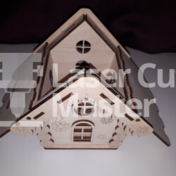 Christmas House Laser Cut File