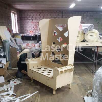 Armchair Laser Cut File