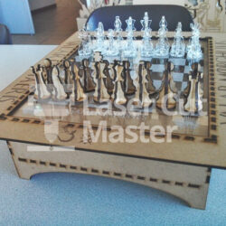 Chess Game of Throne Laser Cut File