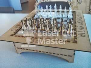 Chess Game of Throne Laser Cut File
