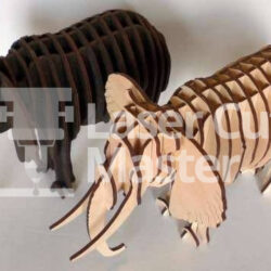 Elephant Laser Cut File