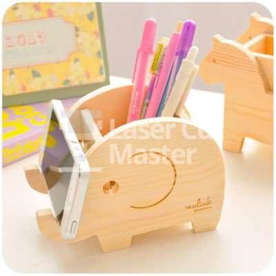 Elephant Paper Holder Laser Cut File