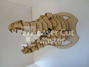 Crocodile Head Laser Cut File